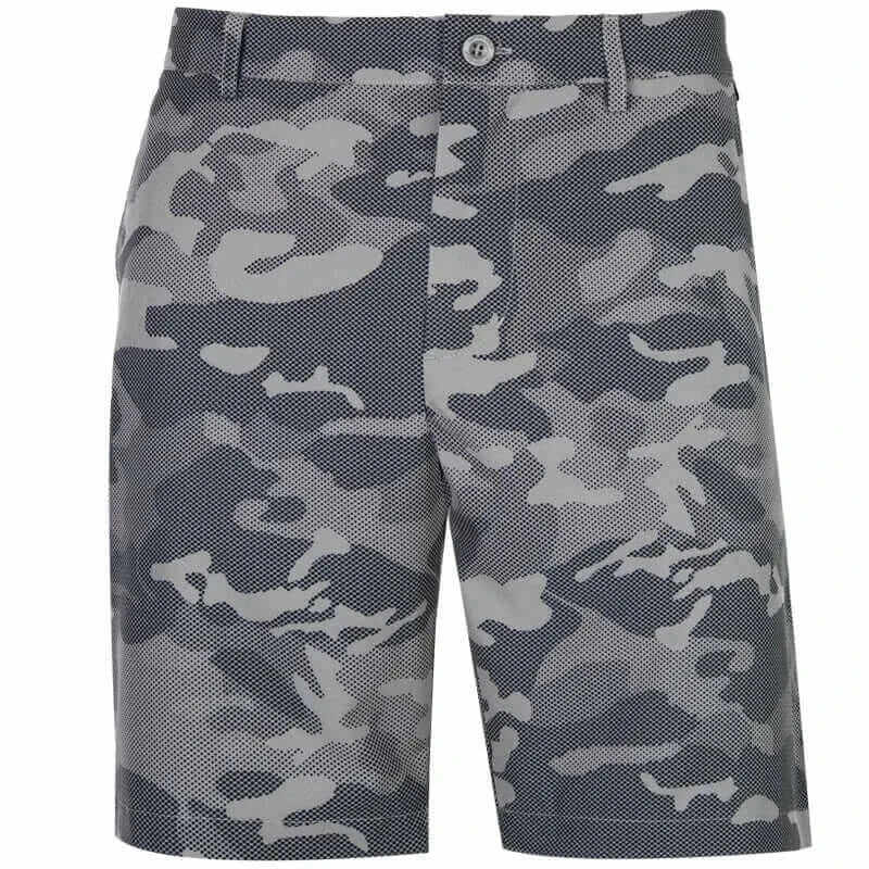 Camo X Cool-Stretch Men's Golf Shorts (Grey)