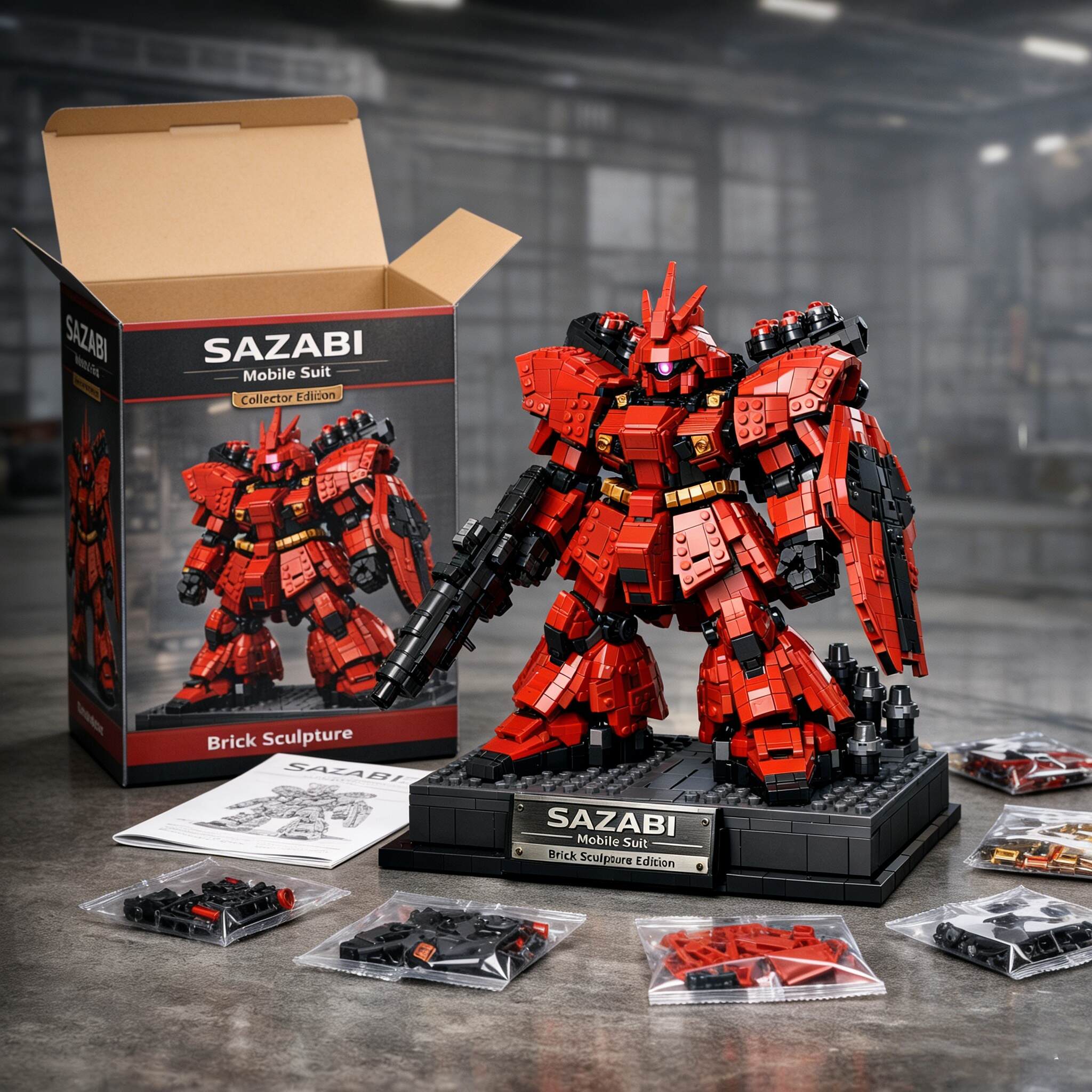 Sazabi Mobile Suit Brick Set