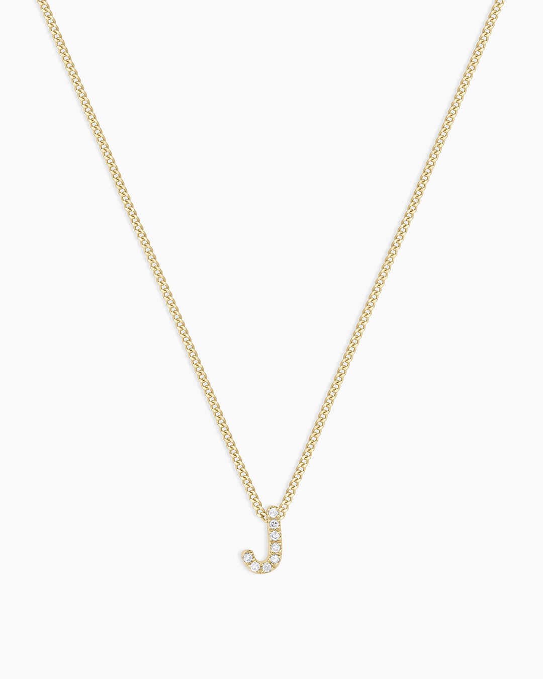 Diamond Alphabet Necklace