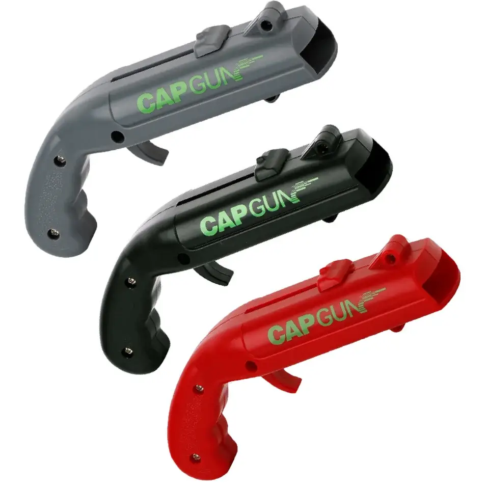 3PC Cap Gun Shooting Bottle Opener-Launches Caps for World Cup Parties, BBQs Adult Gatherings, Fun Gadget for Sports Events