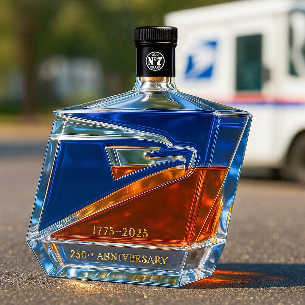 USPS 250TH Anniversary Whisky Bottle