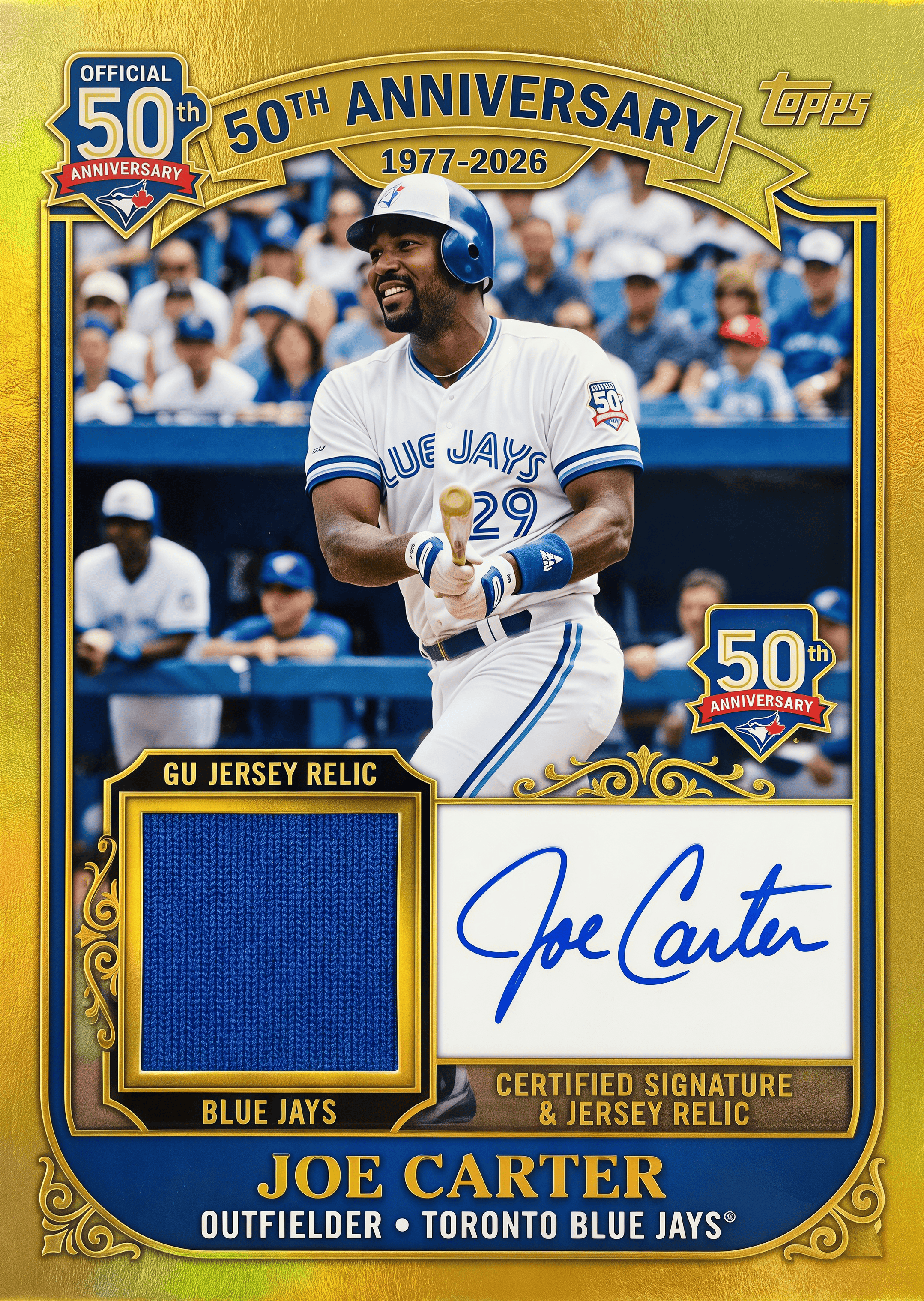 2026 Toronto Blue Jays 50th Anniversary Trading Cards Hobby Box