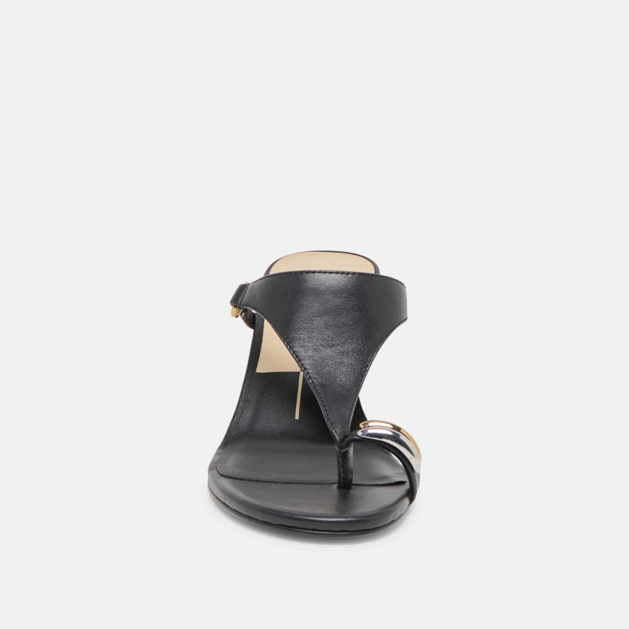 DERREL HEELS BLACK LEATHER