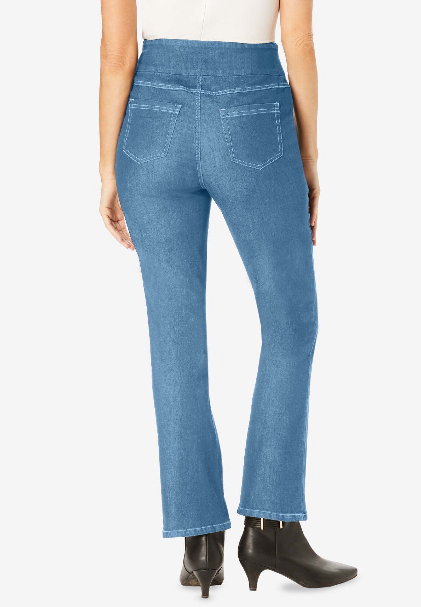 Flex-Fit Pull-On Bootcut Jean