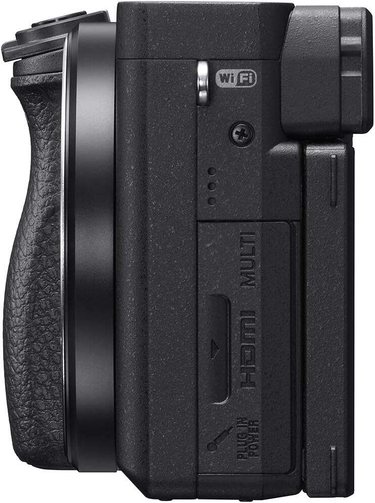 Sony Alpha a6400 Mirrorless Camera: Compact APS-C Interchangeable Lens Digital Camera with Real-Time Eye Auto Focus, 4K Video, Flip Screen & 16-50mm Lens - E Mount Compatible - ILCE-6400L/B, Black