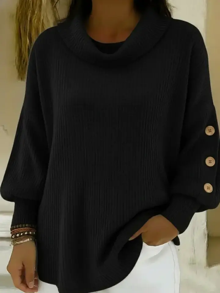 🔥Summer Arrivals🌟Women's Vintage Buttoned-sleeve Sweater