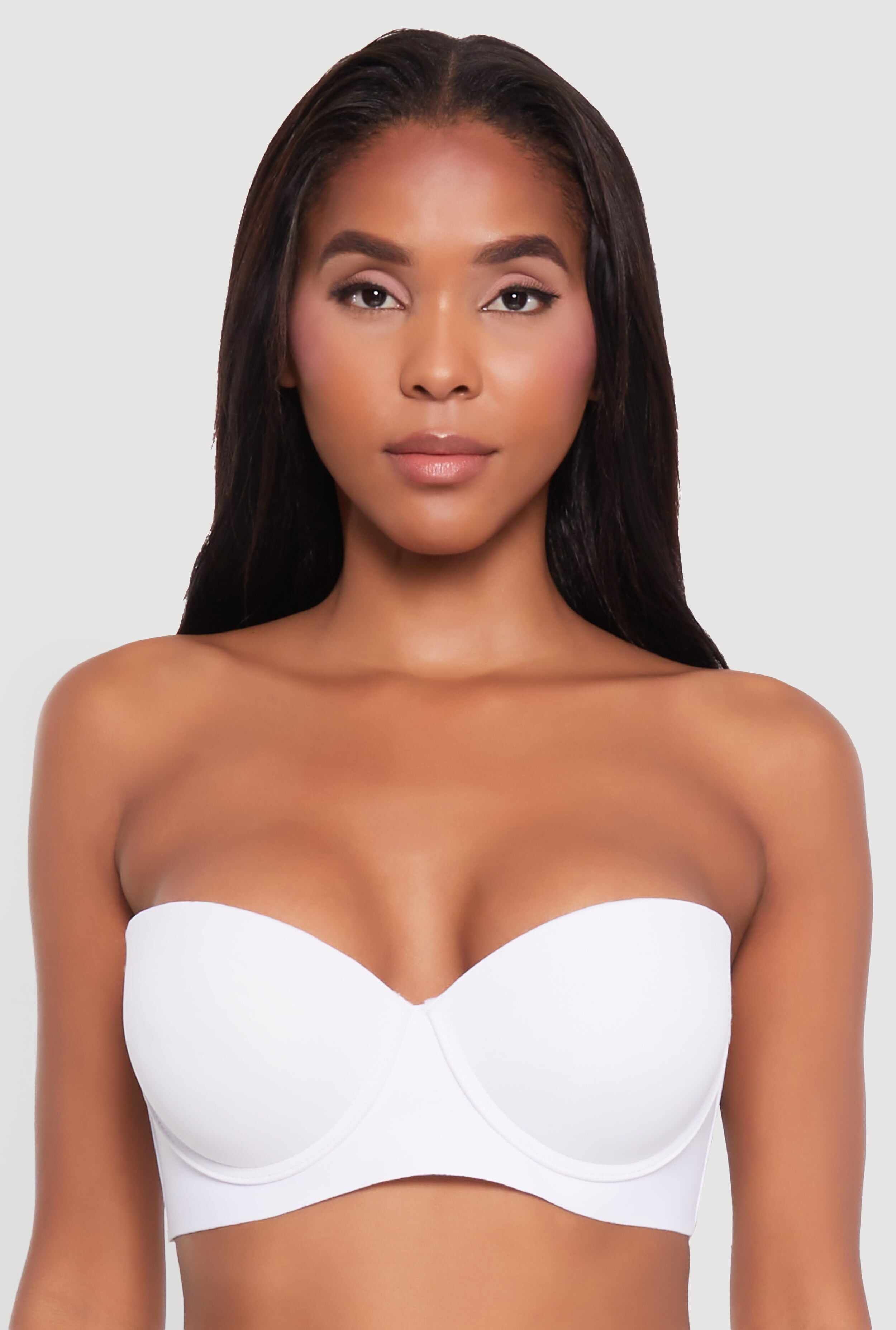 Stylish Padded Push Up Balconette Bra | Convertible to Strapless