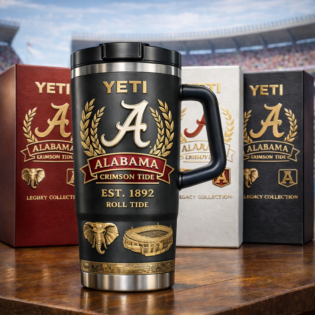 Alabama Crimson Tide Legacy Collection YETI Tumbler