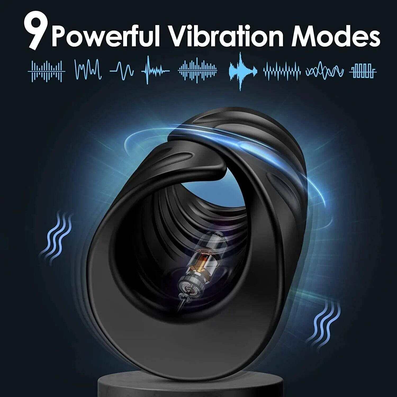 PASSION PULSE APP-Controlled Glans Trainer & Delay Cock Ring Vibrator