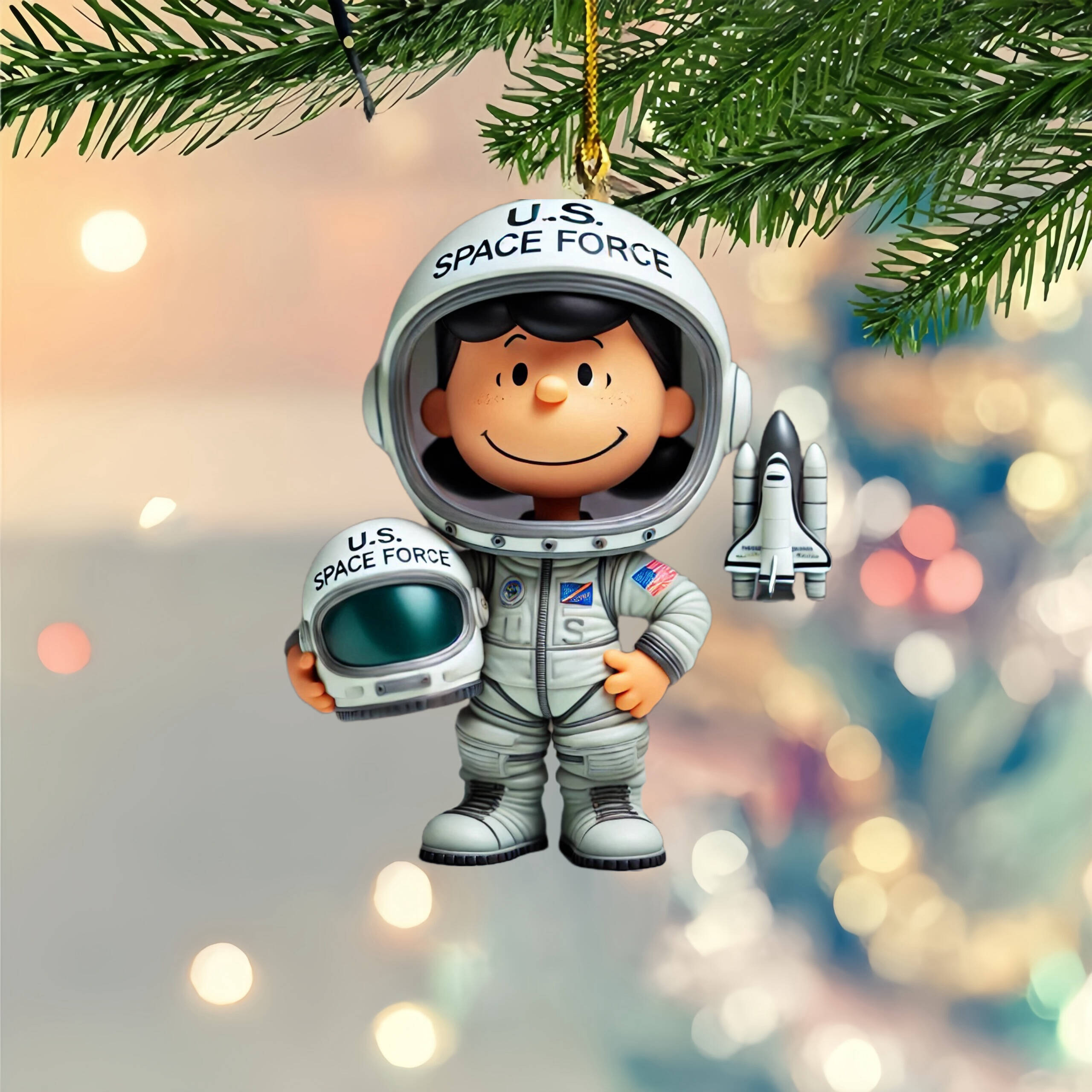 🔥LAST DAY 50% OFF- 🎖️Veteran Tribute Snooopy & lucy Ornaments