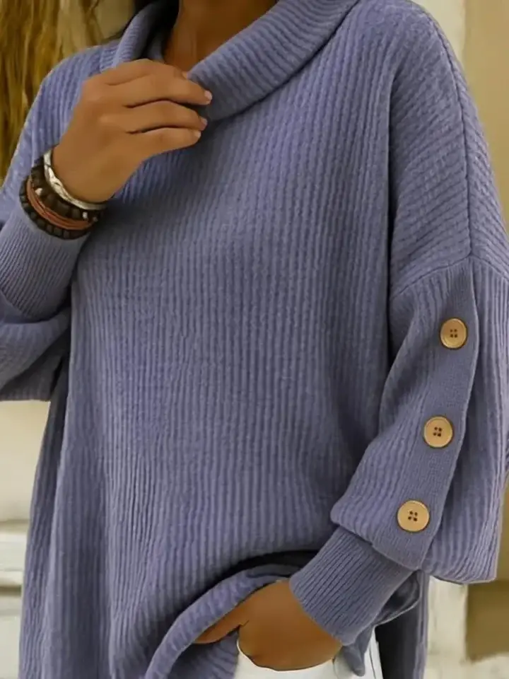 🔥Summer Arrivals🌟Women's Vintage Buttoned-sleeve Sweater