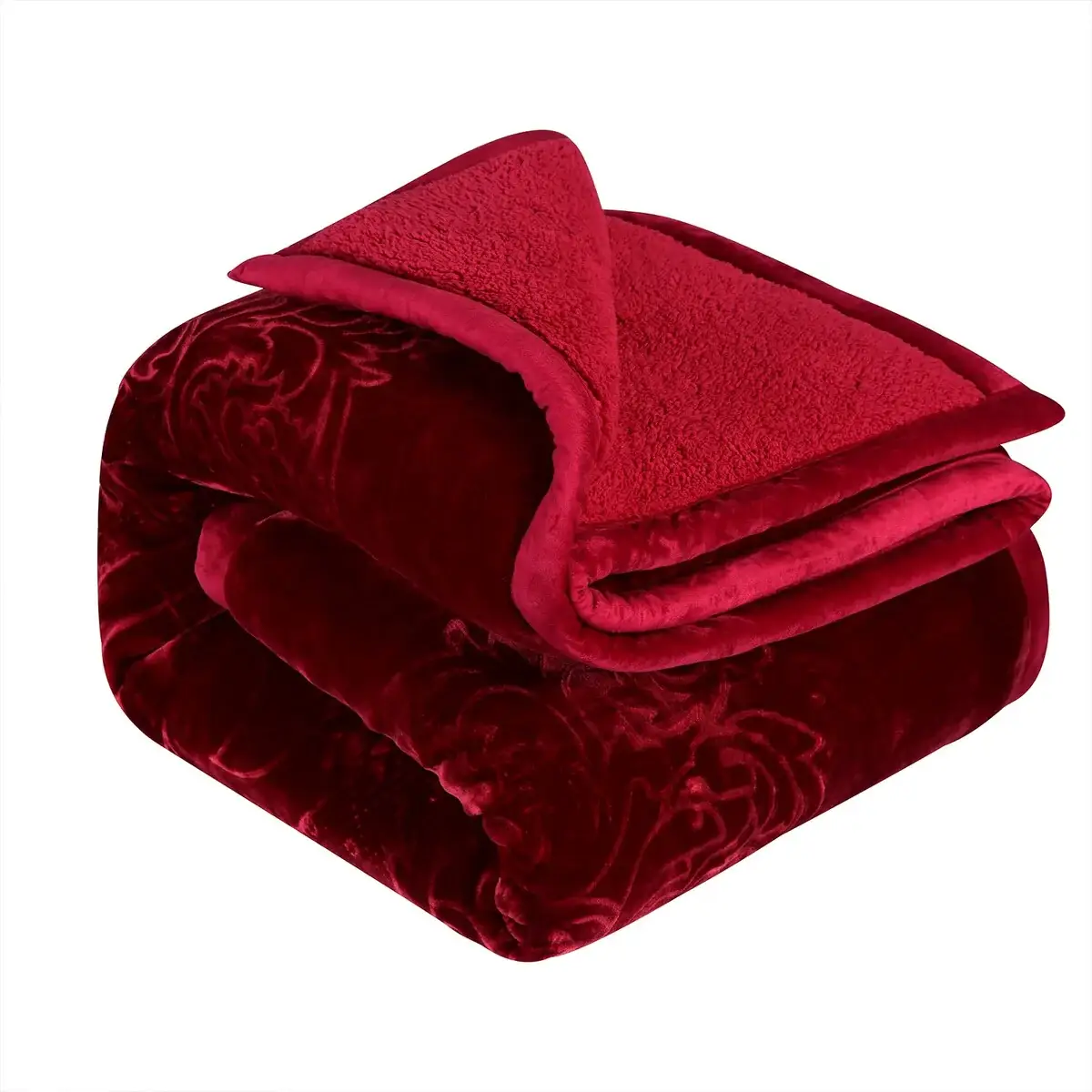 Fleece/ Sherpa Down Alternative 3-piece Comforter Set