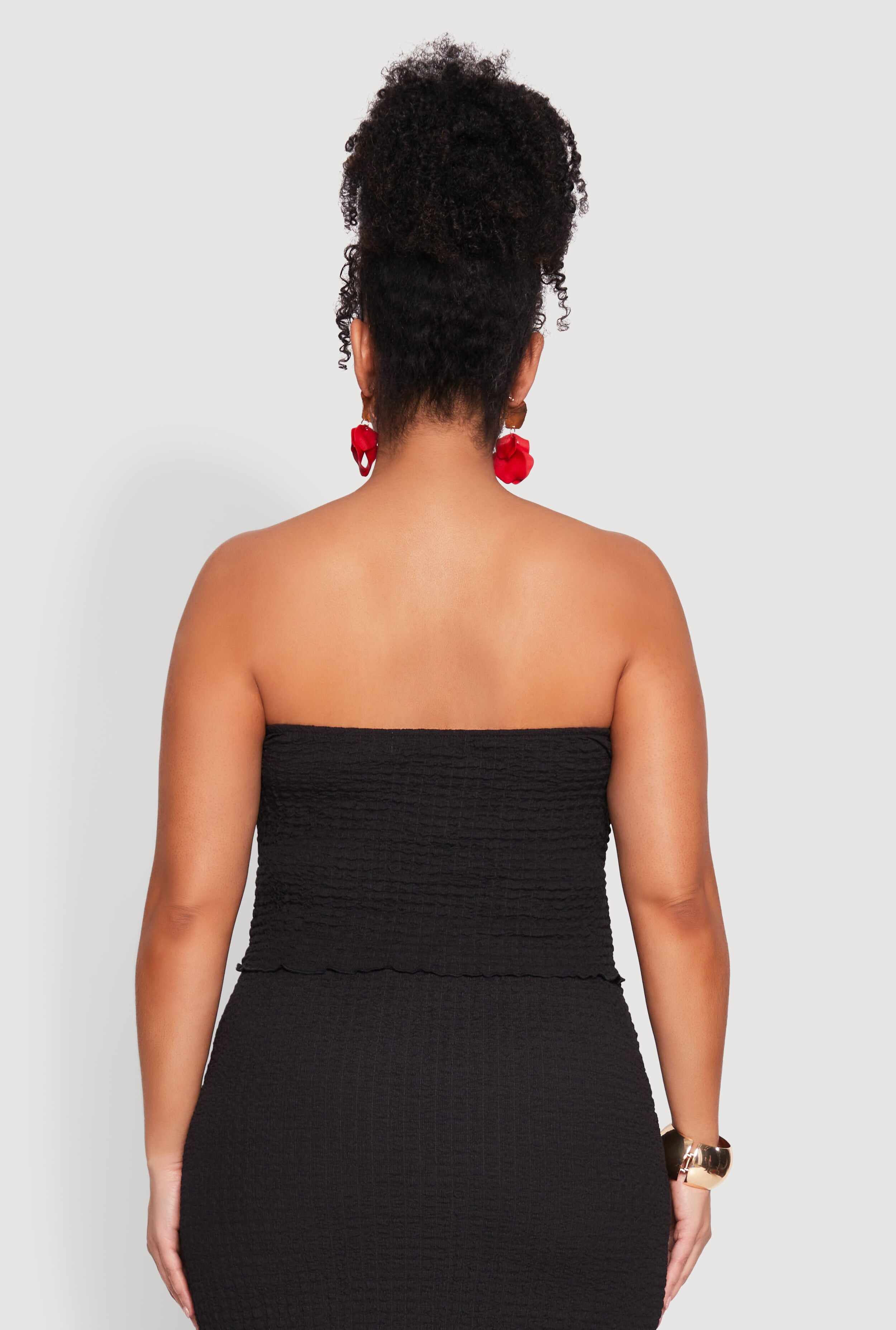 Plus Size Almost Famous Sweetheart Tube Top