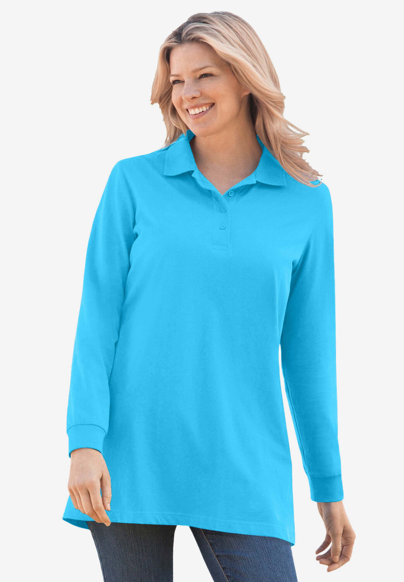 Long-Sleeve Polo Shirt