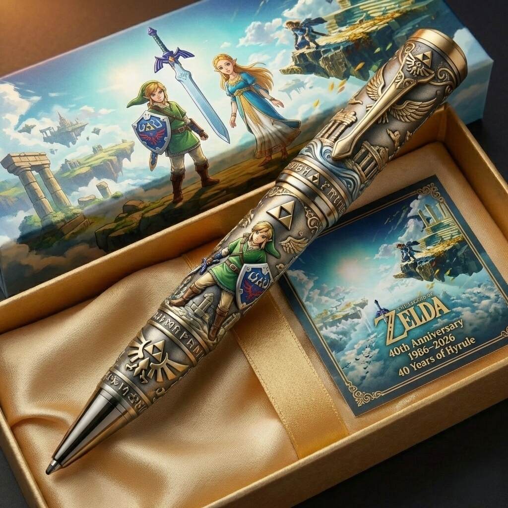 ✒️ The Legend of Zelda – 40th Anniversary Collector’s Pen