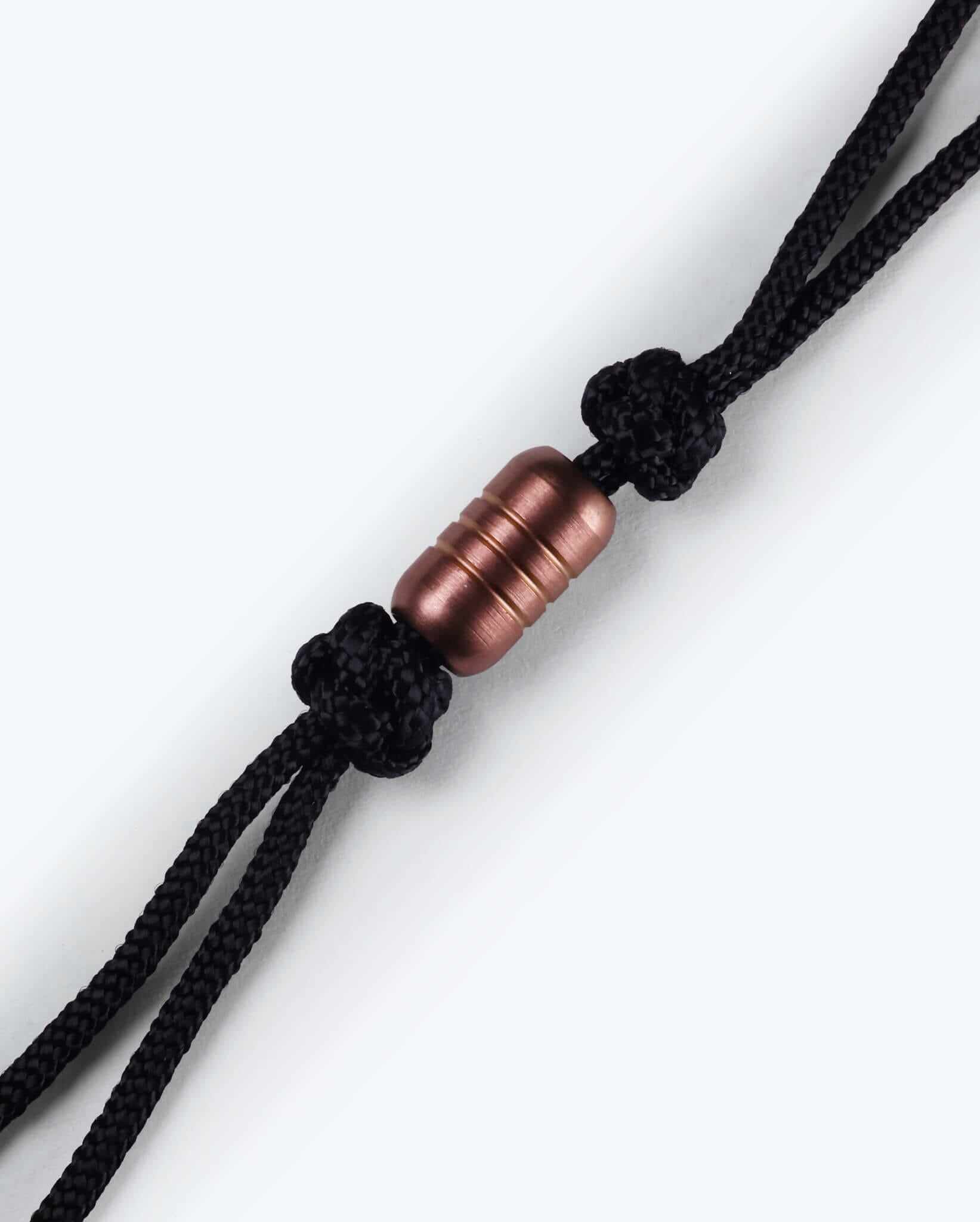 Lanyard, SS Bead | Rose Gold PVD