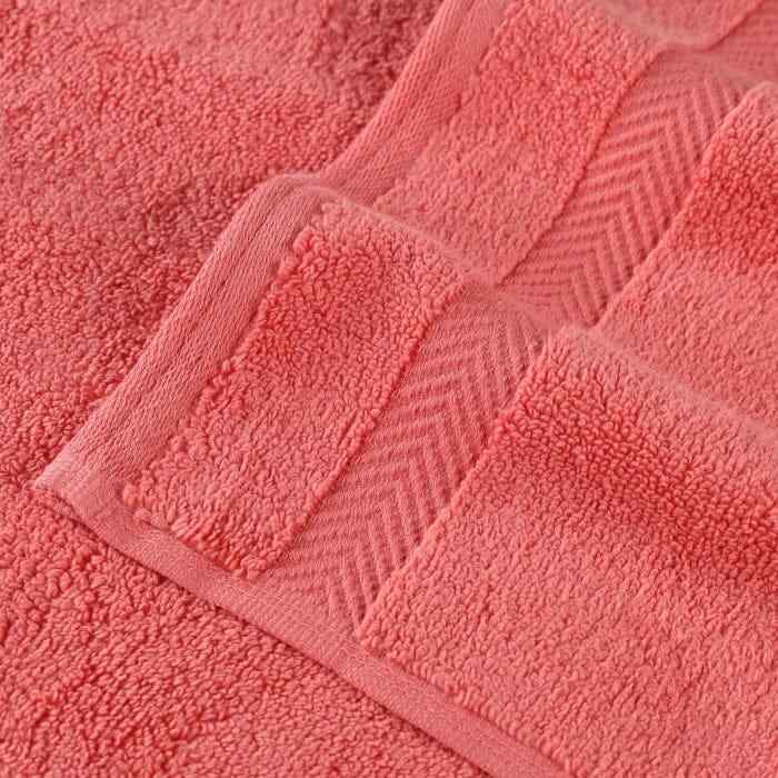 Superior Soft and Absorbent Zero Twist Cotton 6-piece Towel Set
