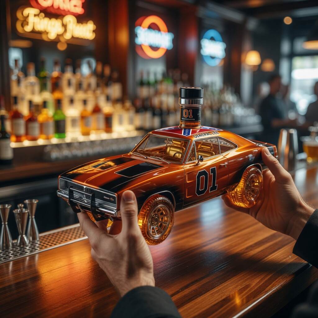 The Dukes of Hazzard General Lee 47th Anniversary Collectible Bottle