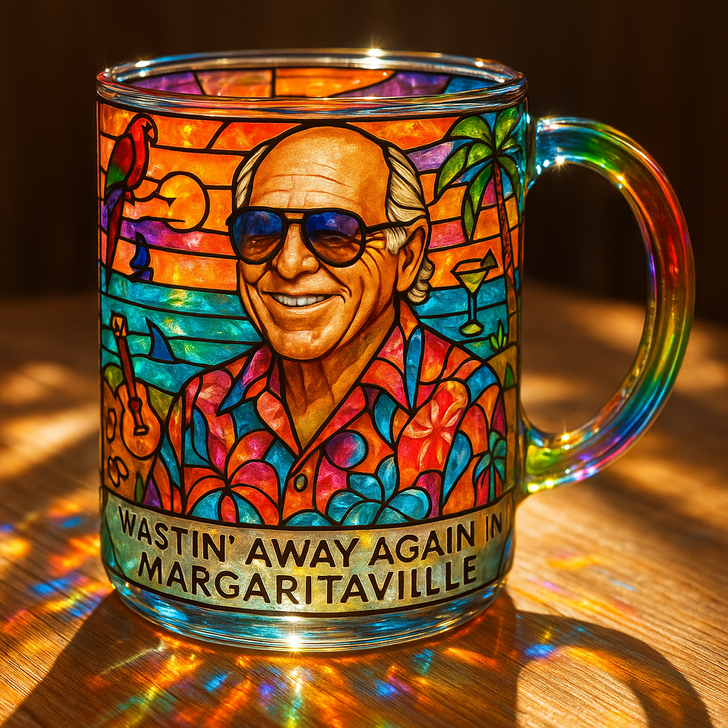 Jimmy “Margaritaville” Stained-Glass Mug