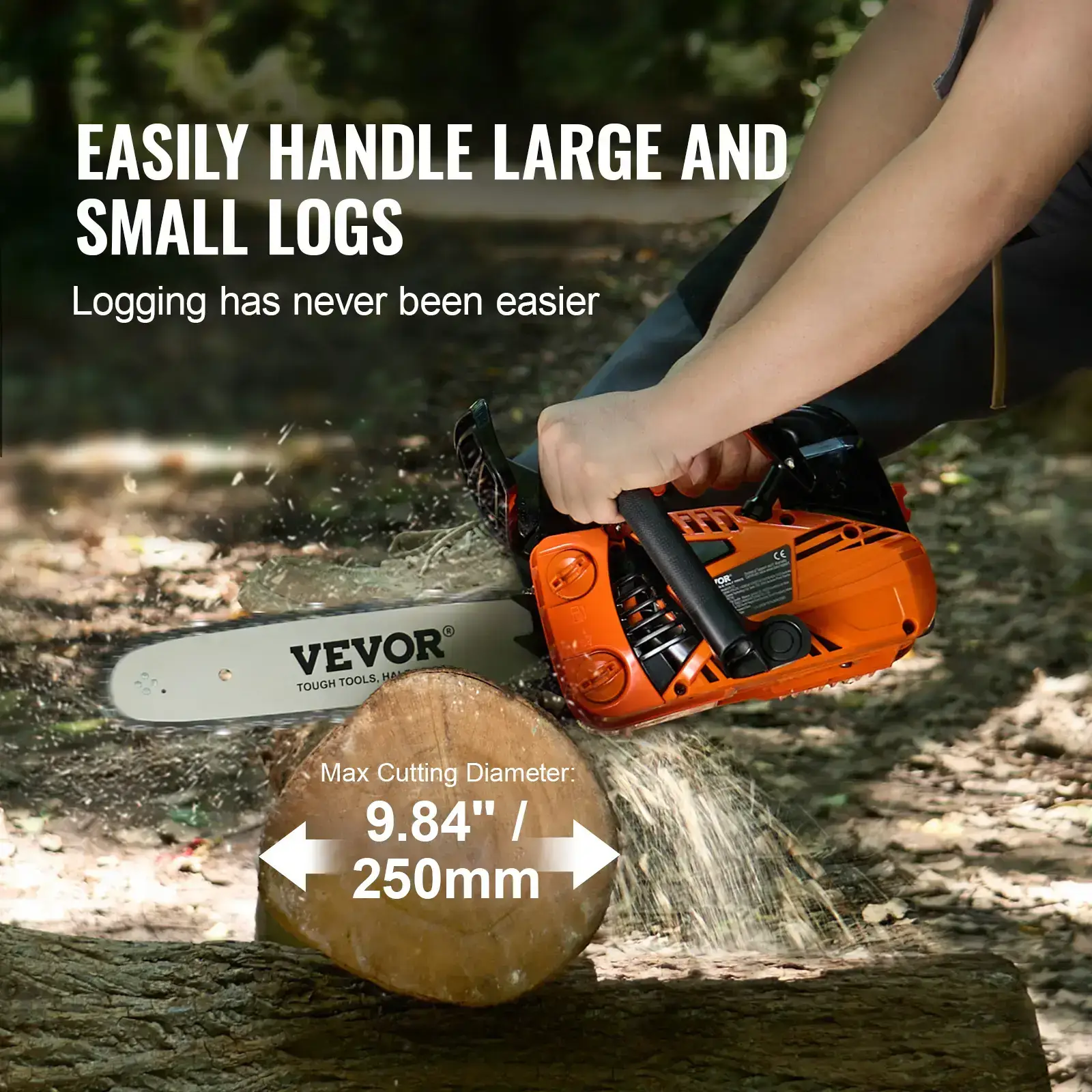 Gas Chainsaw, Various specifications, Gasoline Powered Chain Saw, Handheld Cordless Petrol Chainsaws for Tree Wood Branch Cutting, Tree Trimming, Land Clearing, Farm Garden Ranch Forest Cutting Use