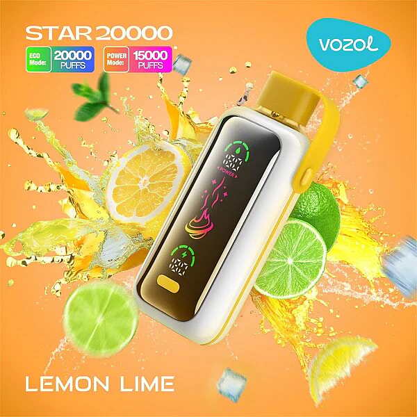 Vozol Star 20K Puffs Disposable Vape | Dual Power Mode with Mirror Screen
