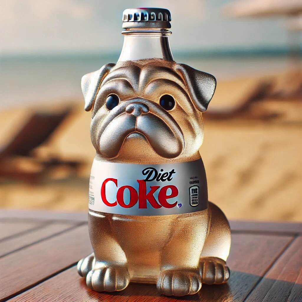 Bulldog Soda Bottle