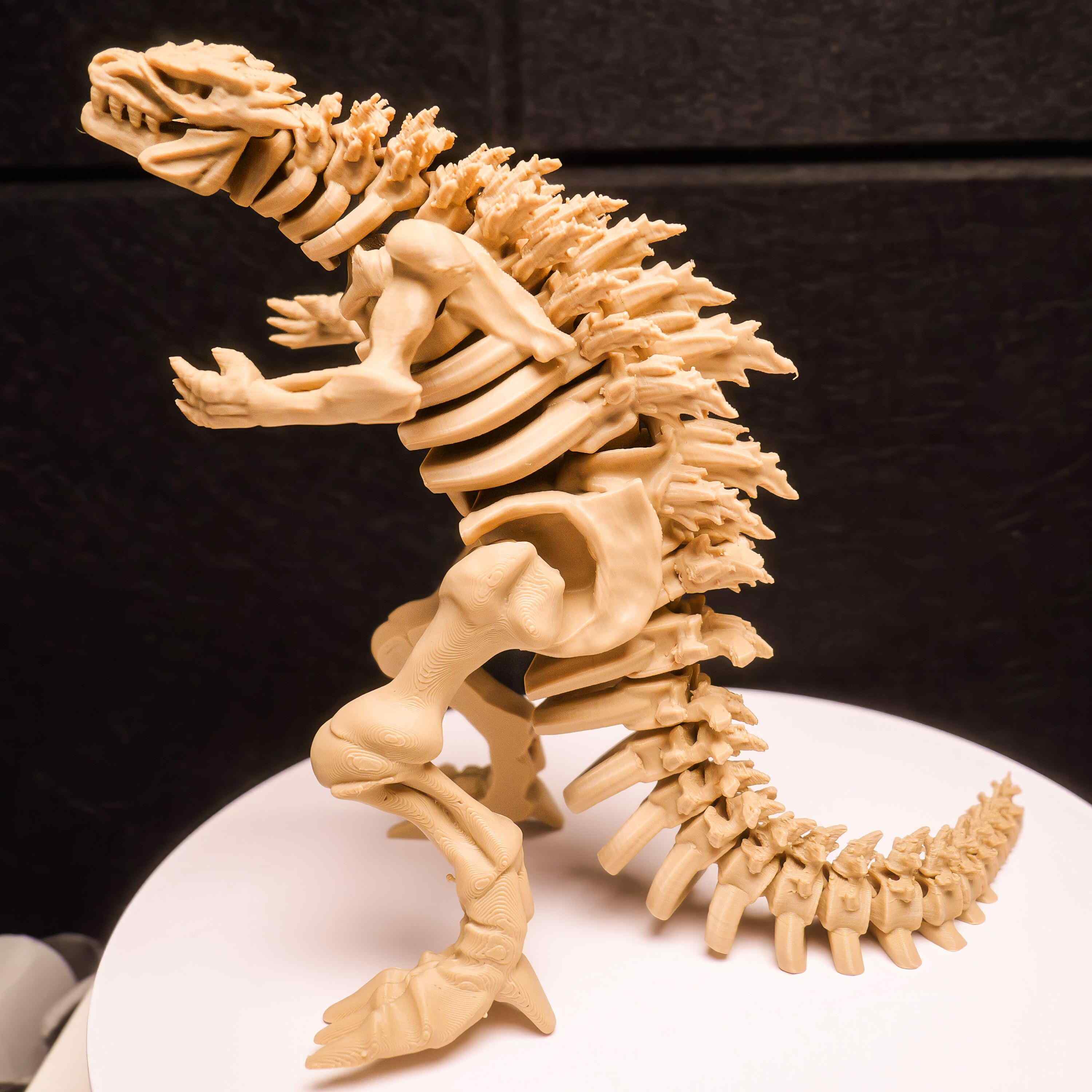 Fully Articulated Skeletonized Godzi Figure