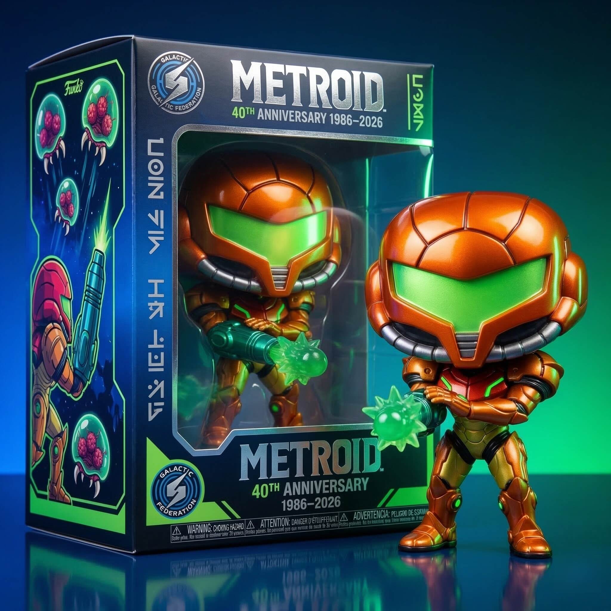 Metroid 40th Anniversary Samus Aran Galactic Hunter Collector Figure