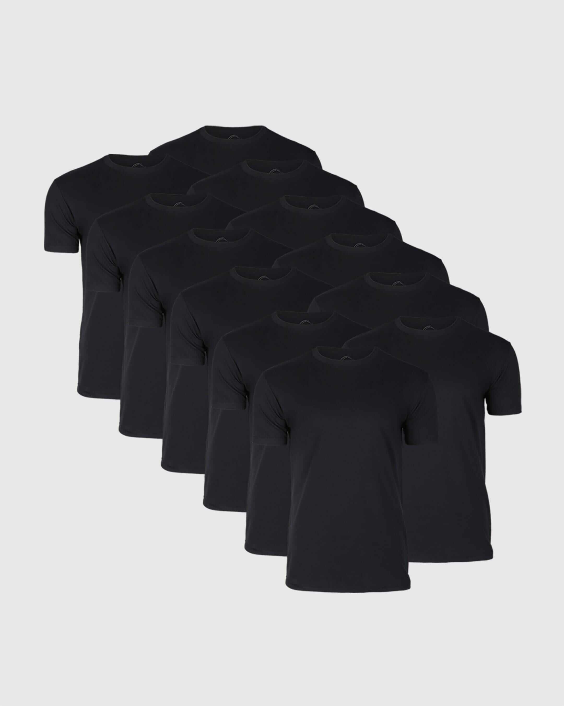 Black Classic Crew Neck 12-Pack
