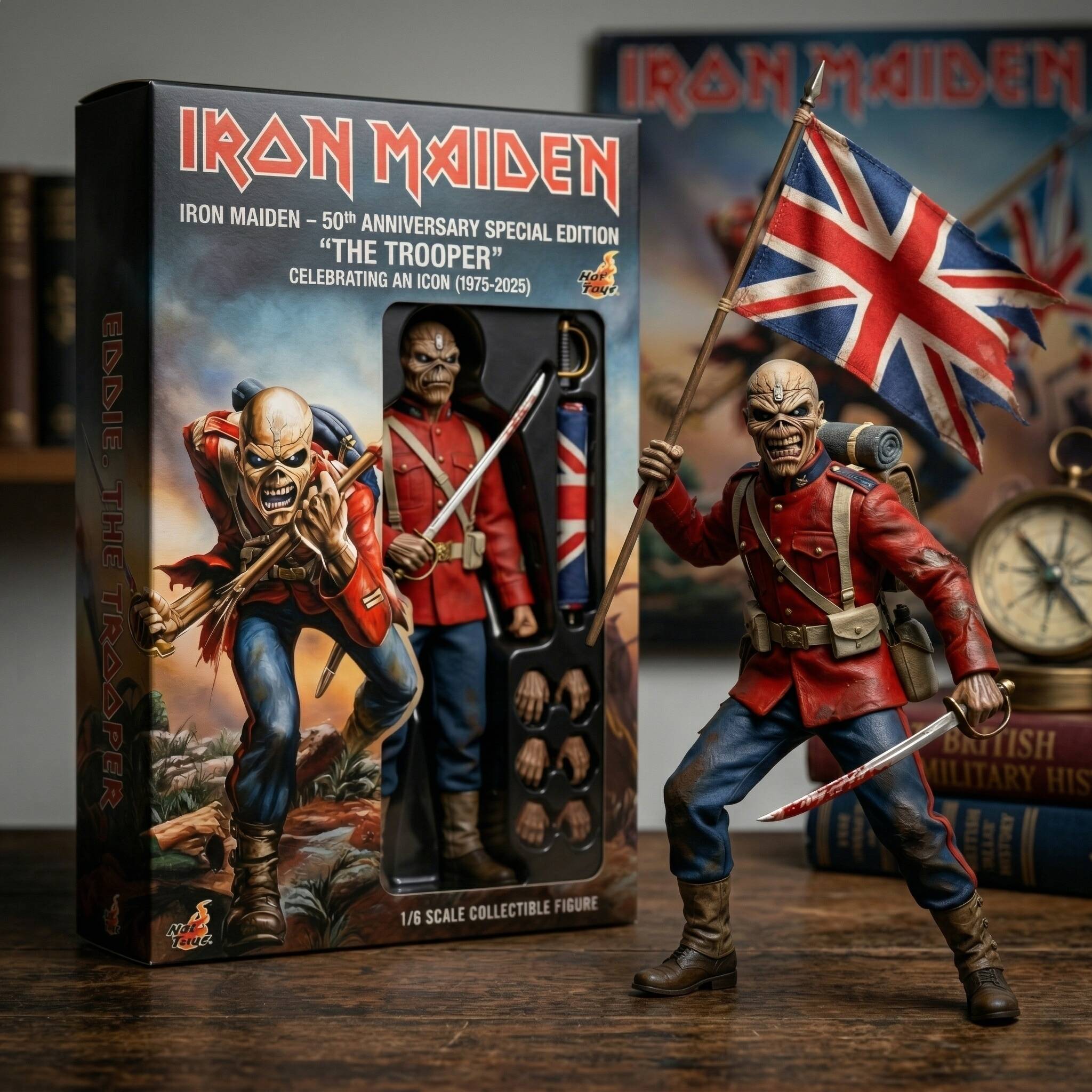 Iron Maiden 50th Anniversary Hot Toys Scale Collectible Figure