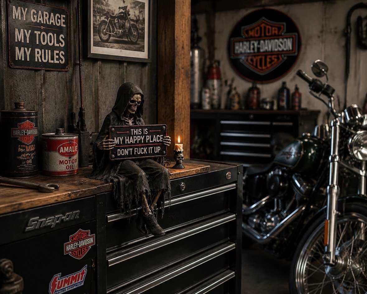🔥LAST DAY 60% OFF - 💀🖤Skeleton & Demon Shelf Sitter Figurines🔥