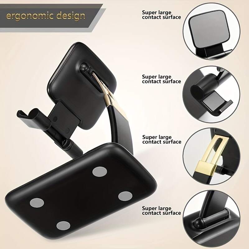 Desk Phone Holder, Foldable Hight Adjustable Phone Stand, Small And Flexible Compatible with Any Smartphones-L-311