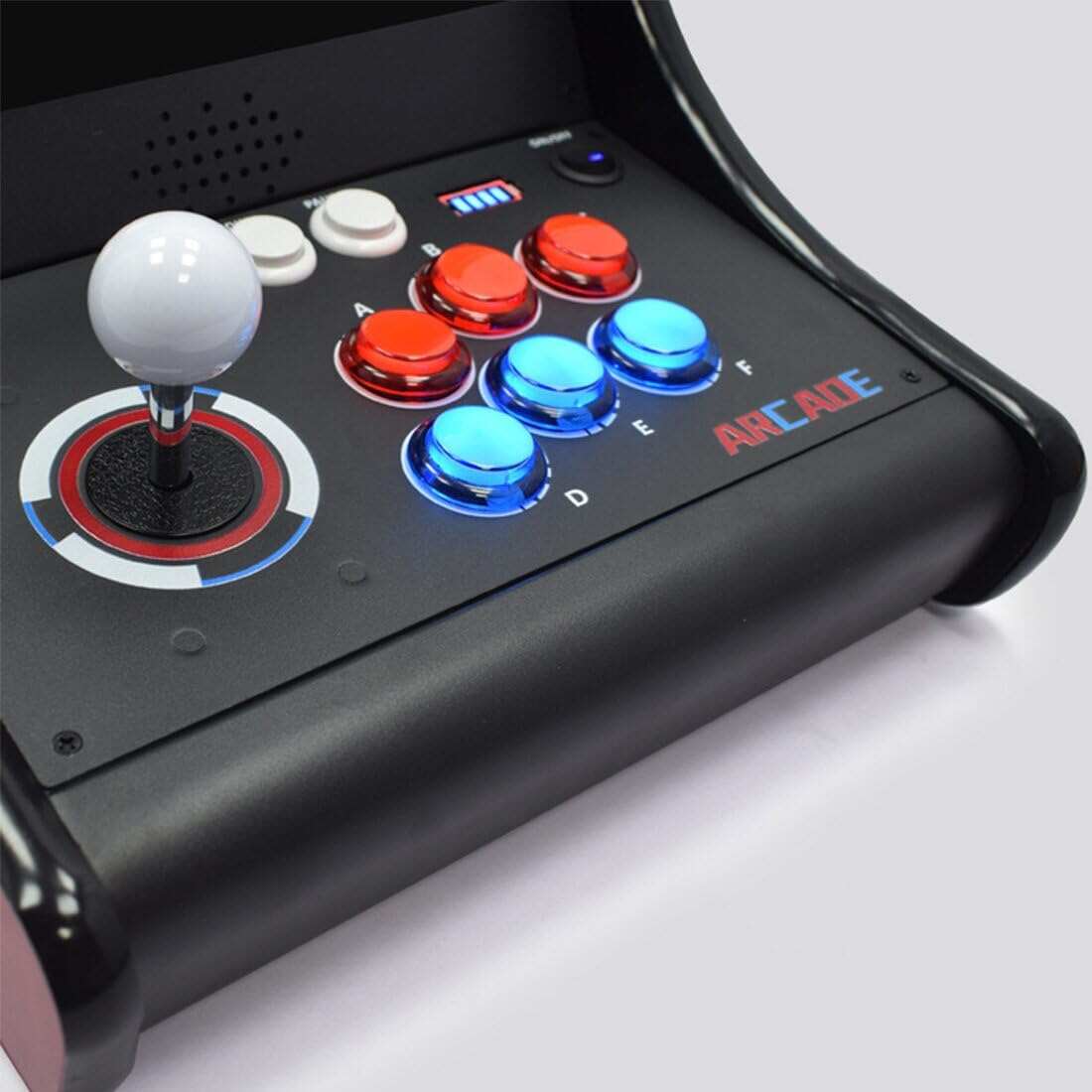 10000 Games in 1 Box Arcade Game Console, 10-inch HD Screen Game Console or PC Projector 4K TV, 2-4 Players Online Game, 3D Games, Search/ Save/Hide/Pause Game