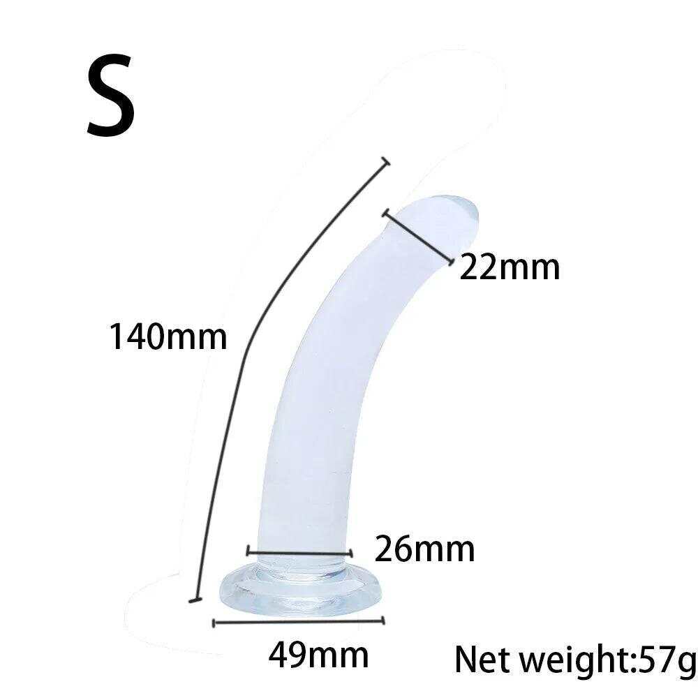 Silicone Dildo with Suction Cup – Anal Plug for Women and Gay Play