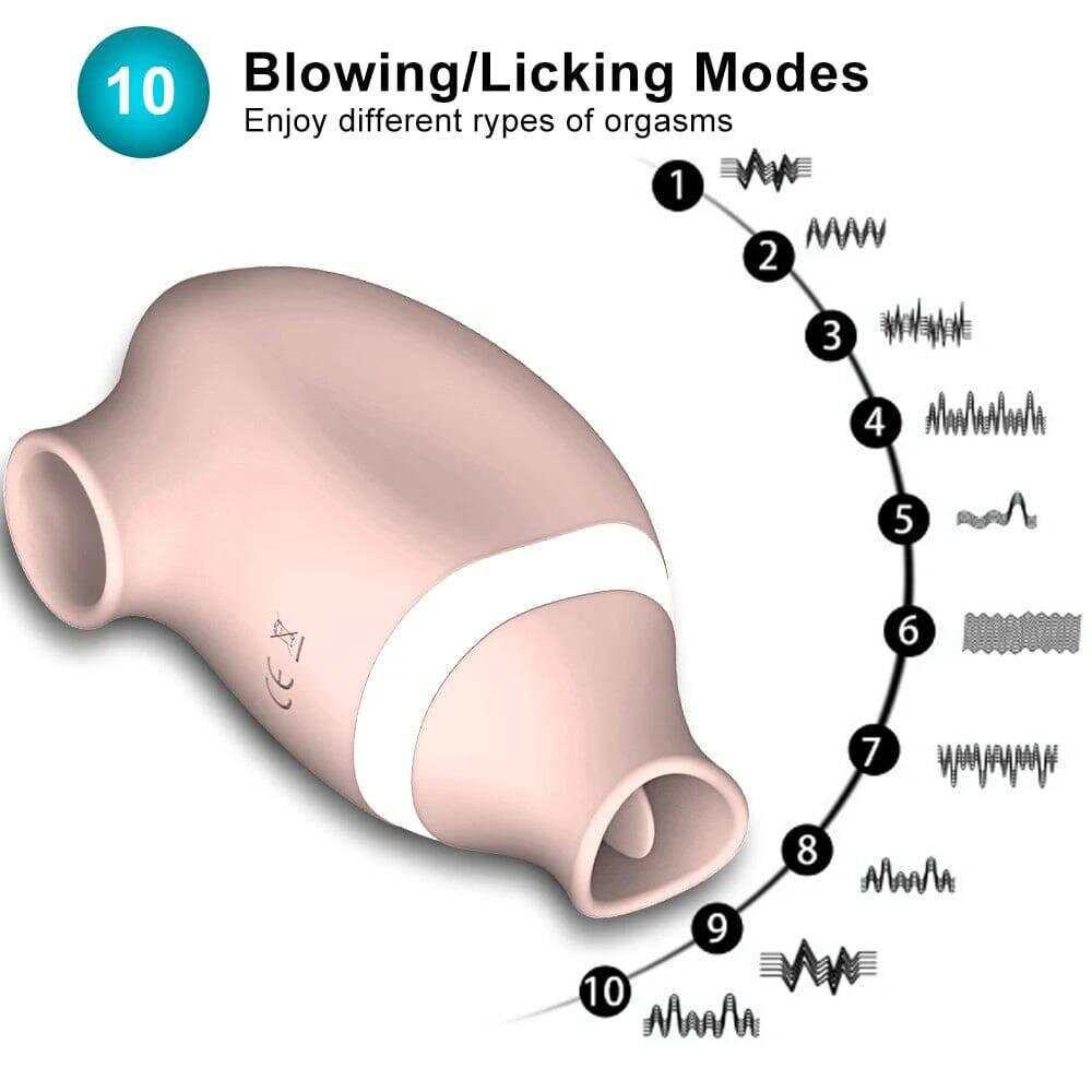 2-in-1 Clitoral Sucking Vibrator – G-Spot & Licking Dual Stimulator