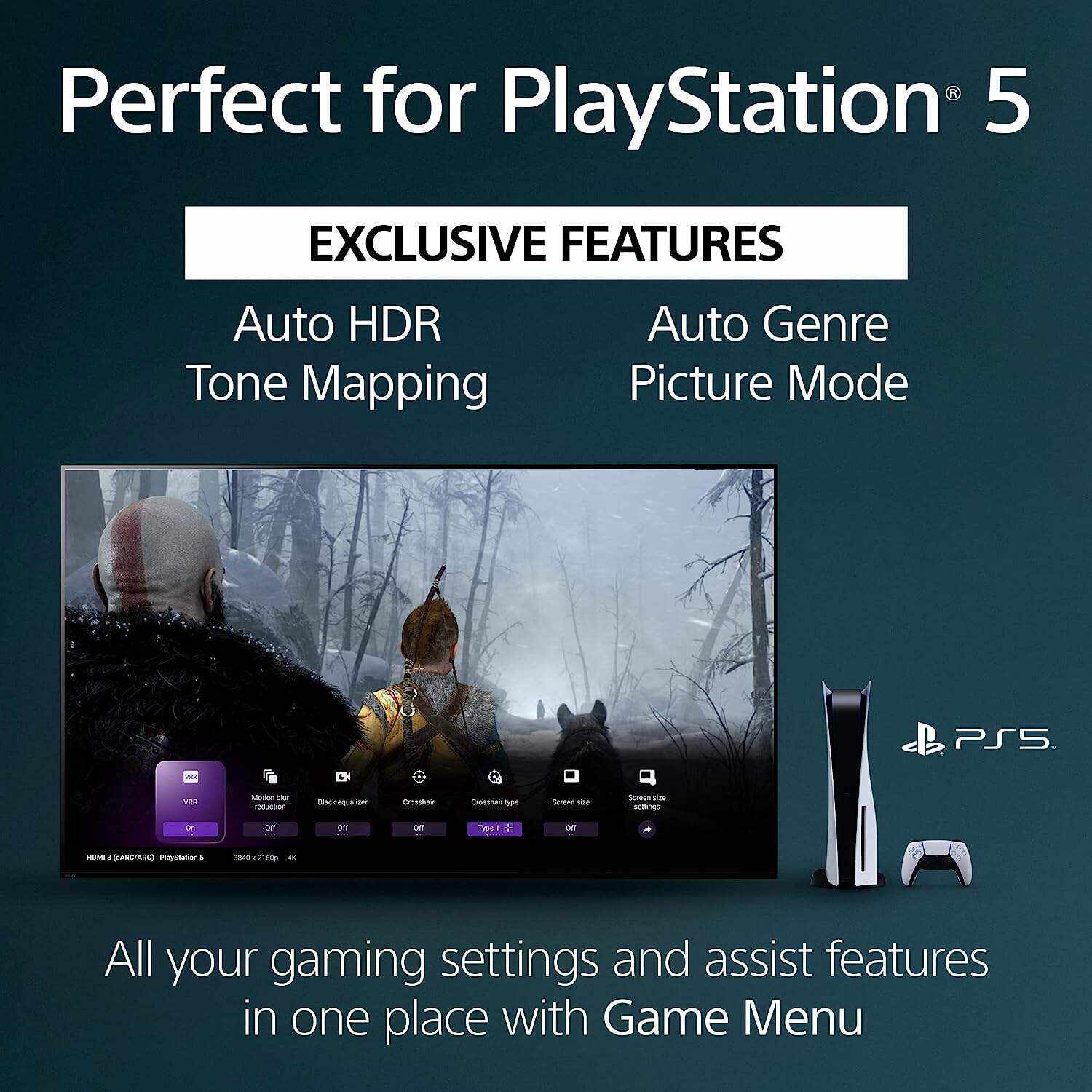 85 Inch 4K Ultra HD TV X95K Series: BRAVIA XR Mini LED Smart Google TV with Dolby Vision HDR and Exclusive Features for The Playstation® 5 XR85X95K- 2022 Model