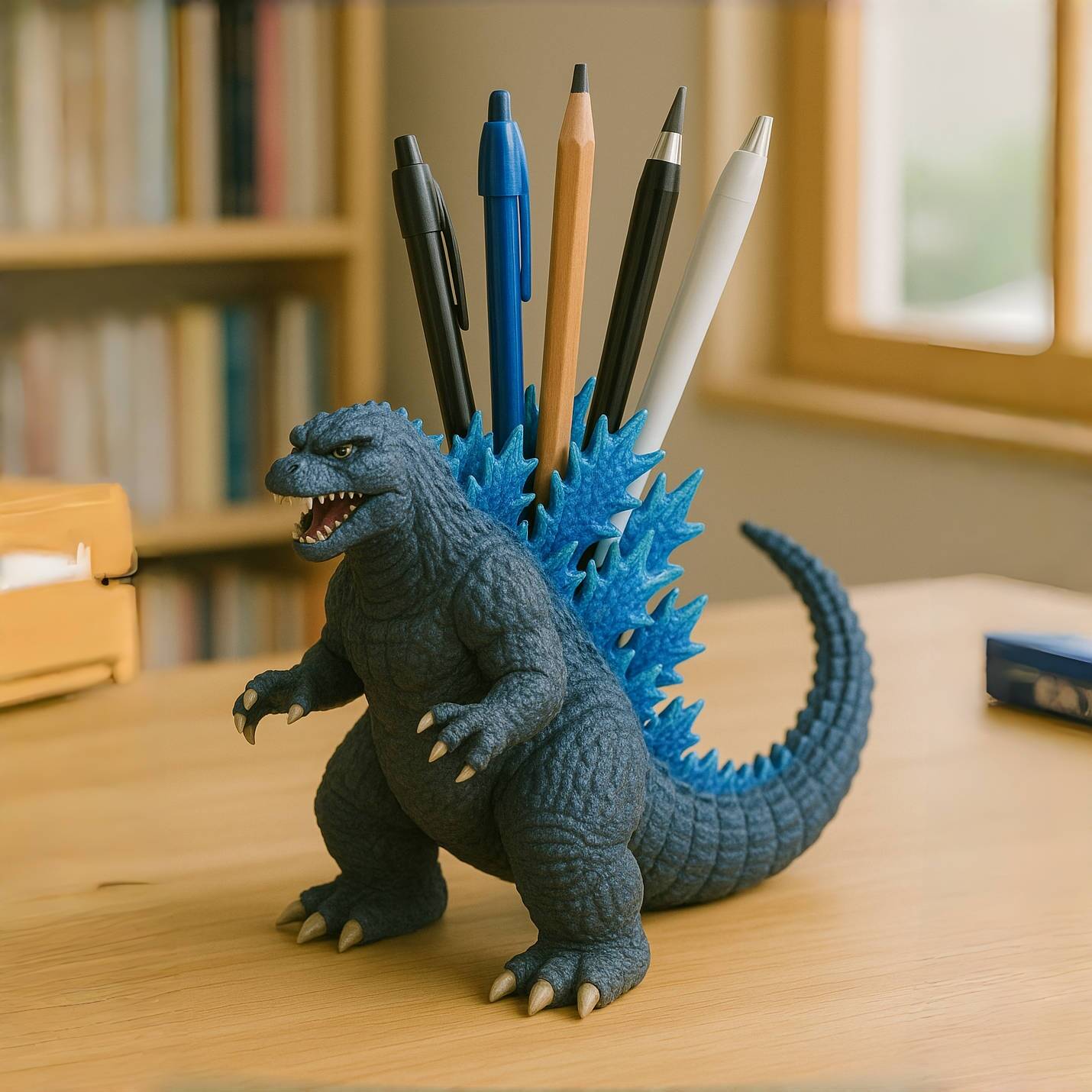 Godzilla Pen Holder