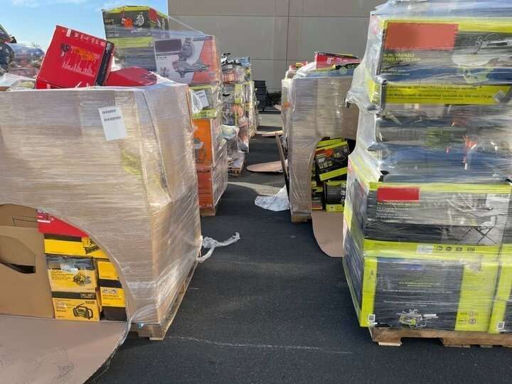 🎁2024 NEW Customer Returns Tool Pallets Online⭐Buy 7 FOOT TALL “MONSTER” PALLETS Online