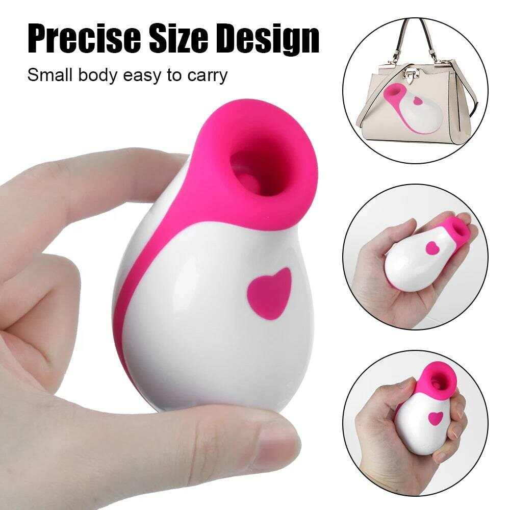 Discreet Clit Sucker Vibrator: 8 Modes Oral & Clit Stimulator