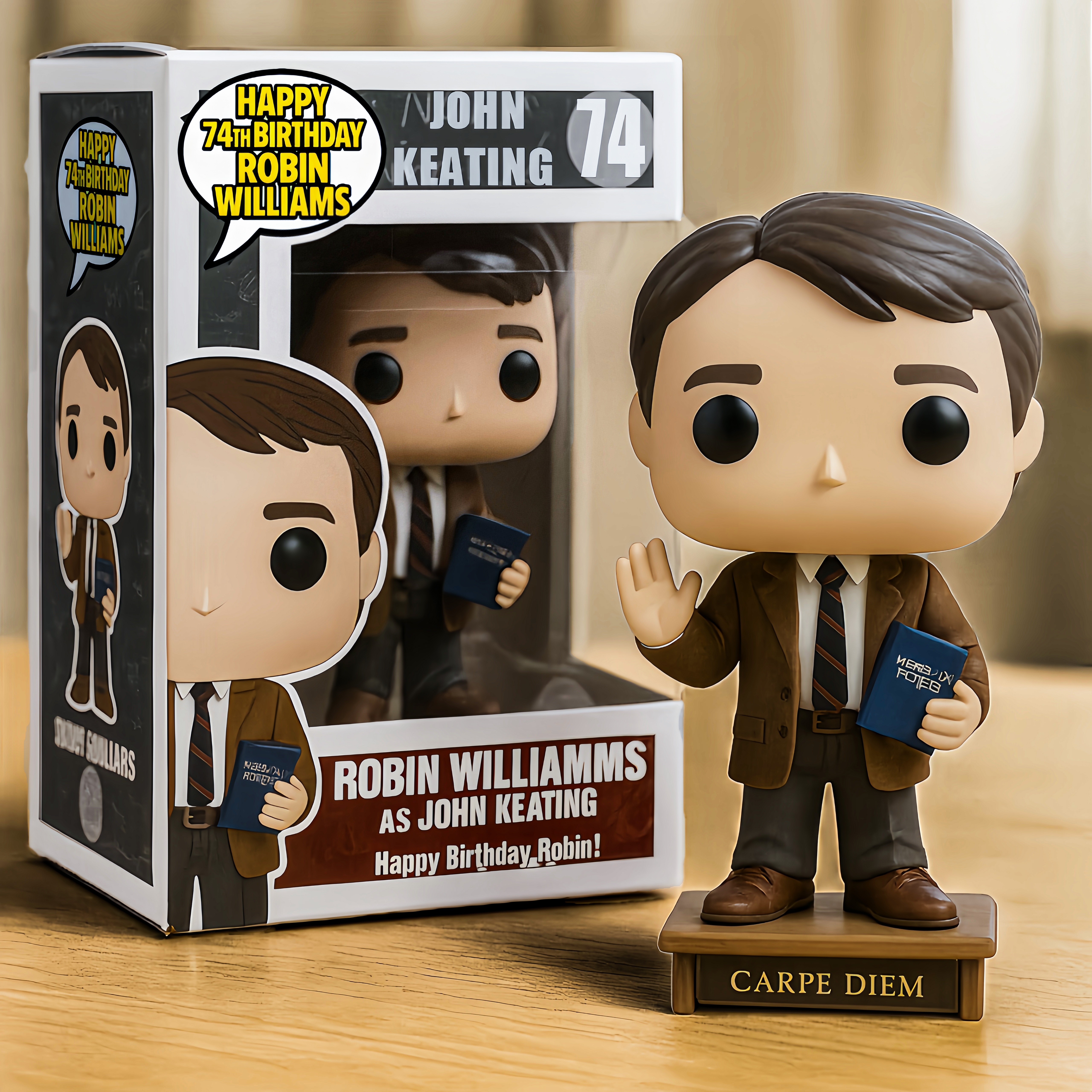 Robin Williams 74th Birthday Commemorative Pop