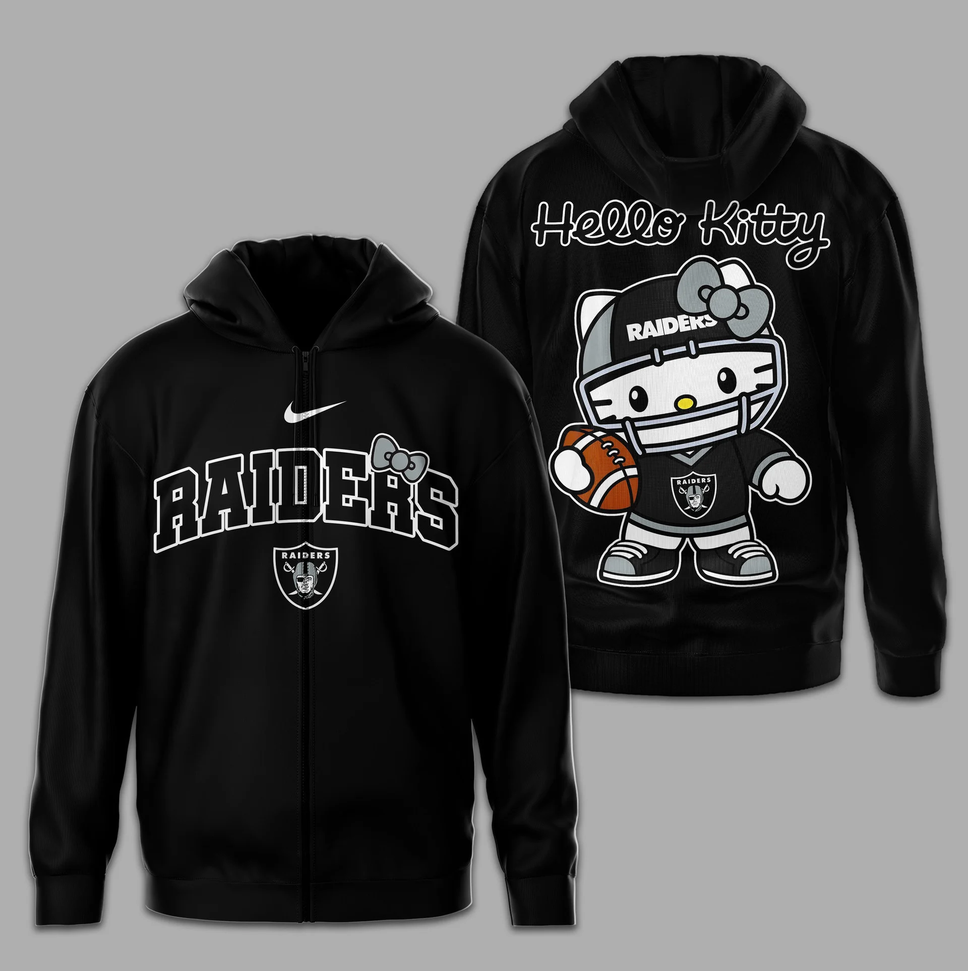 Las Vegas Raiders | Premium NFL Hello Kitty Women's Shirt TD