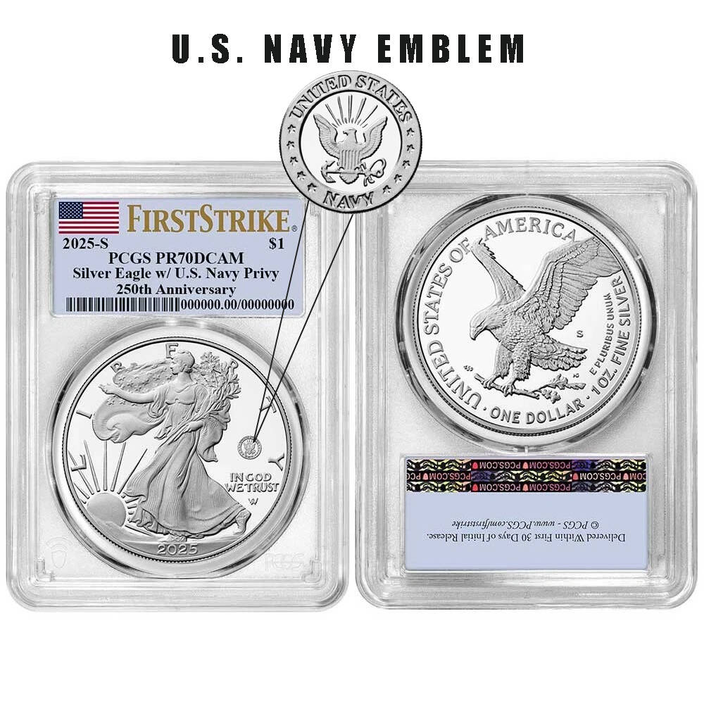 250th Anniversary United States Military American Eagle One Ounce Silver Proof Coin