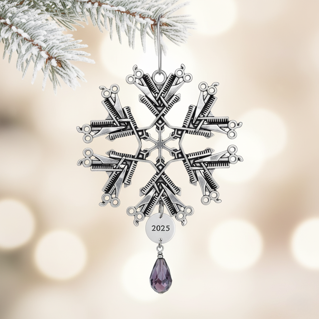 Hairdresser Snowflake Ornament
