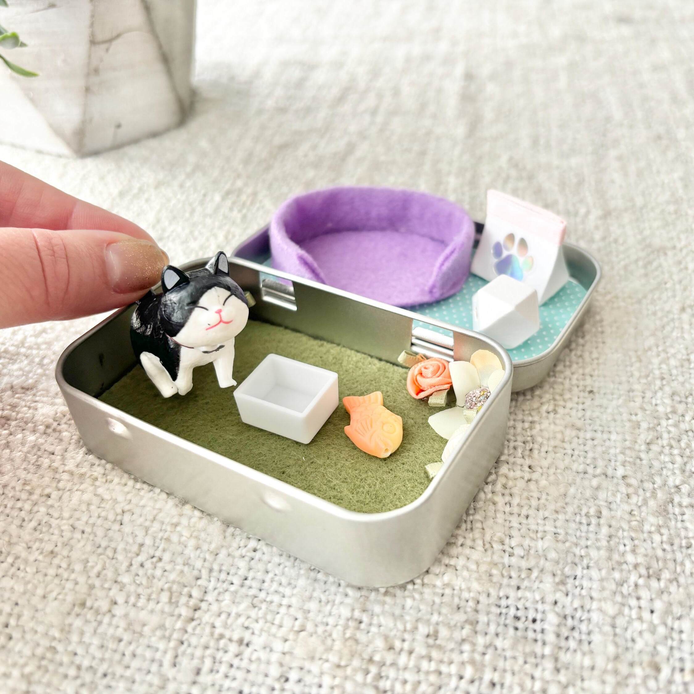 Pocket Pet Cat In A Tin