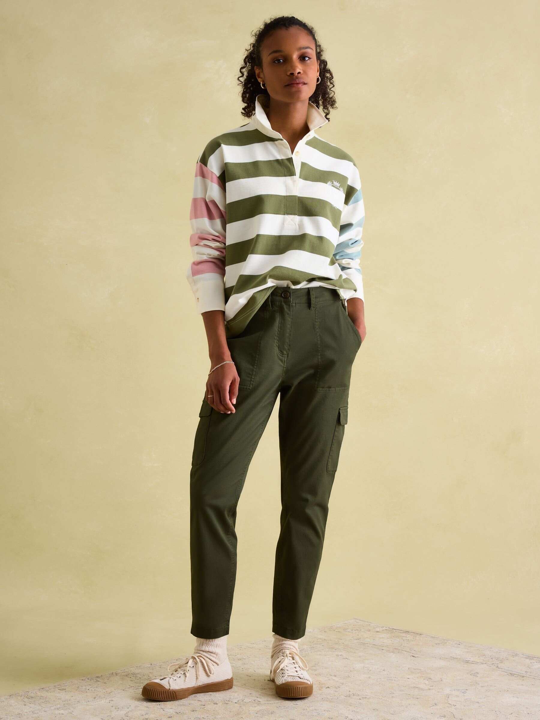 Lara Multi Boxy Fit Rugby Shirt