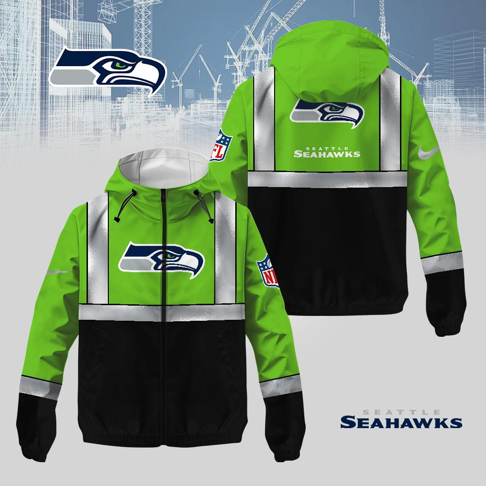 Seattle Seahawks | Premium NFL Safety Windbreaker Jacket MM