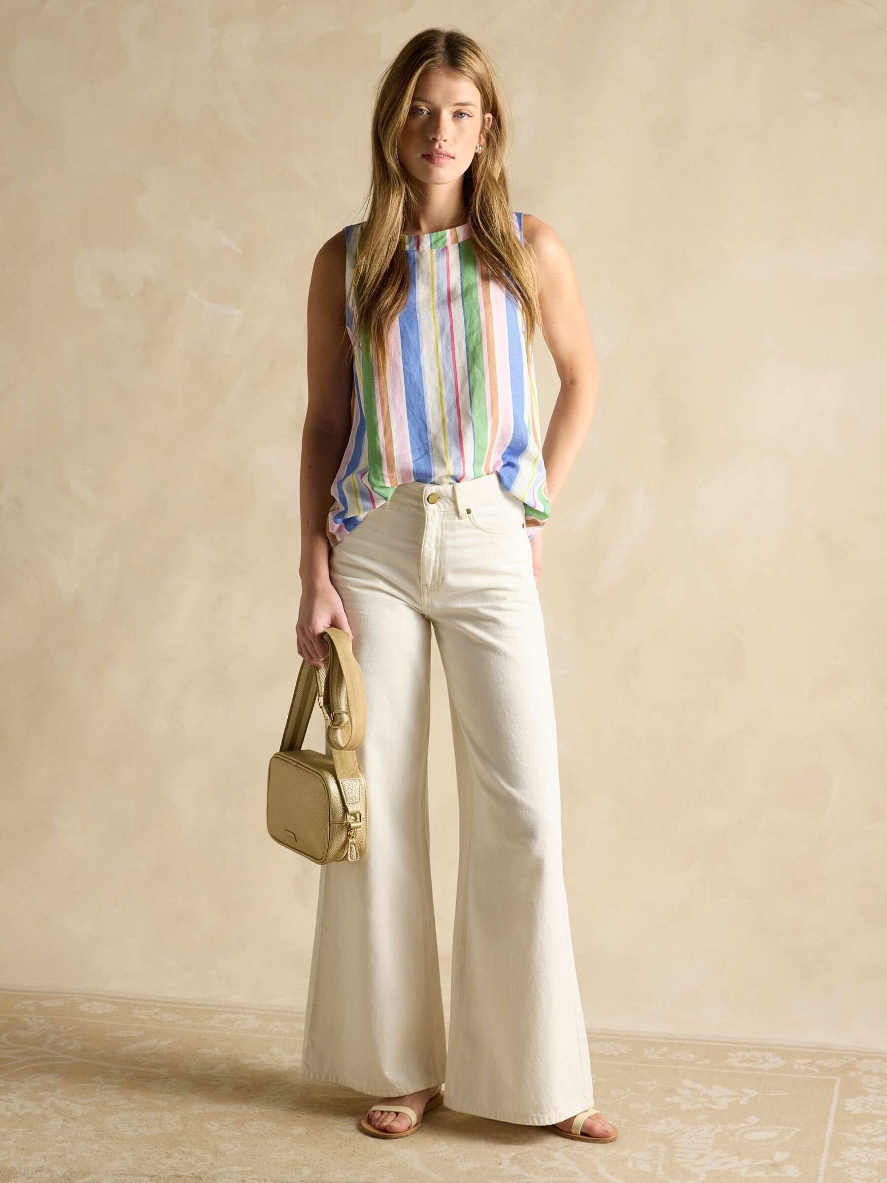 Cove Provence Yellow Sleeveless Top