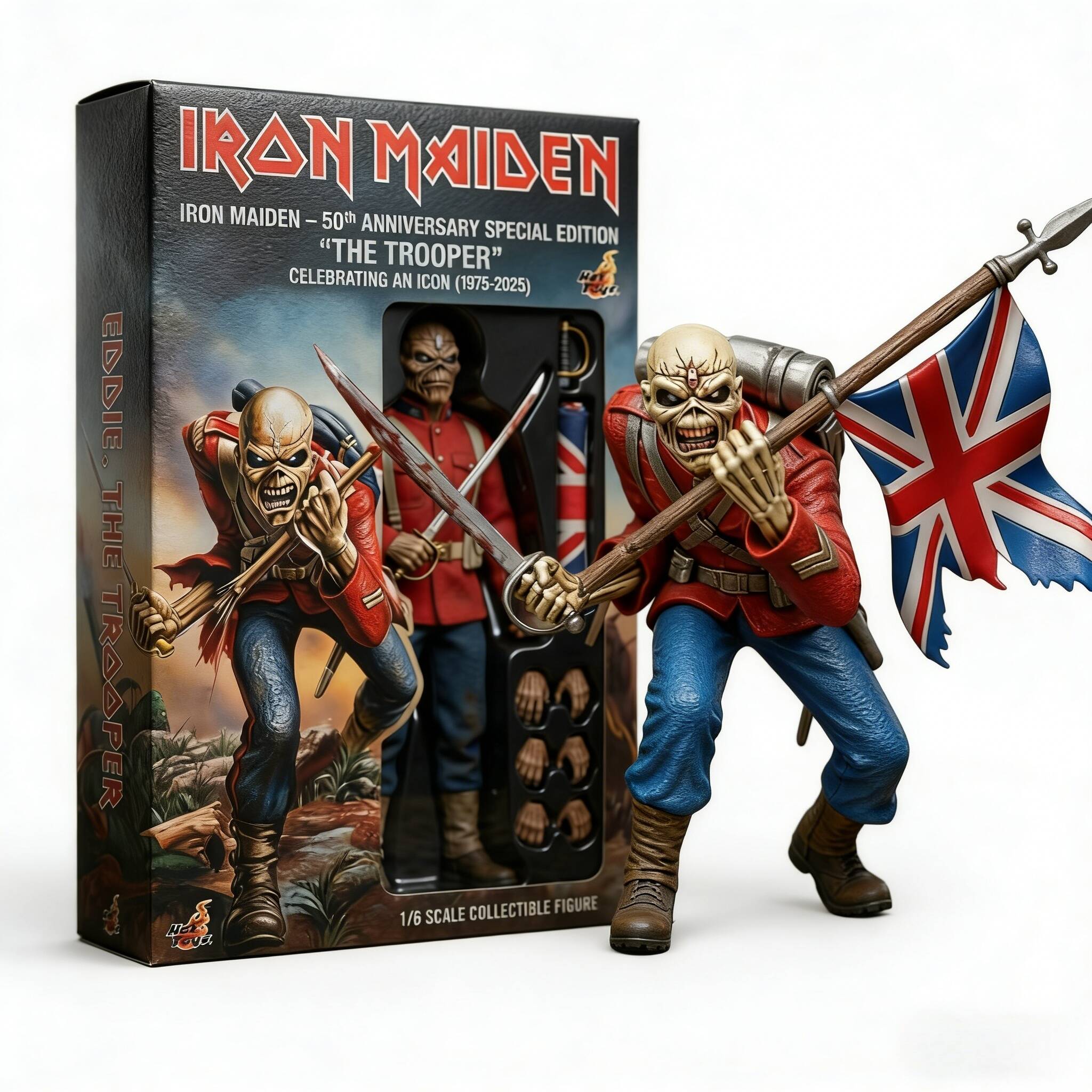 Iron Maiden 50th Anniversary Hot Toys Scale Collectible Figure