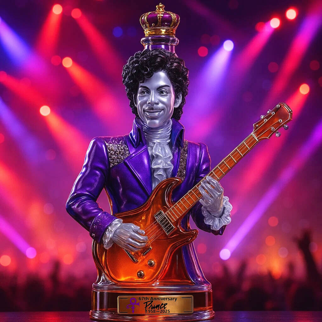Prince Rogers Nelson Edition Whisky Bottle