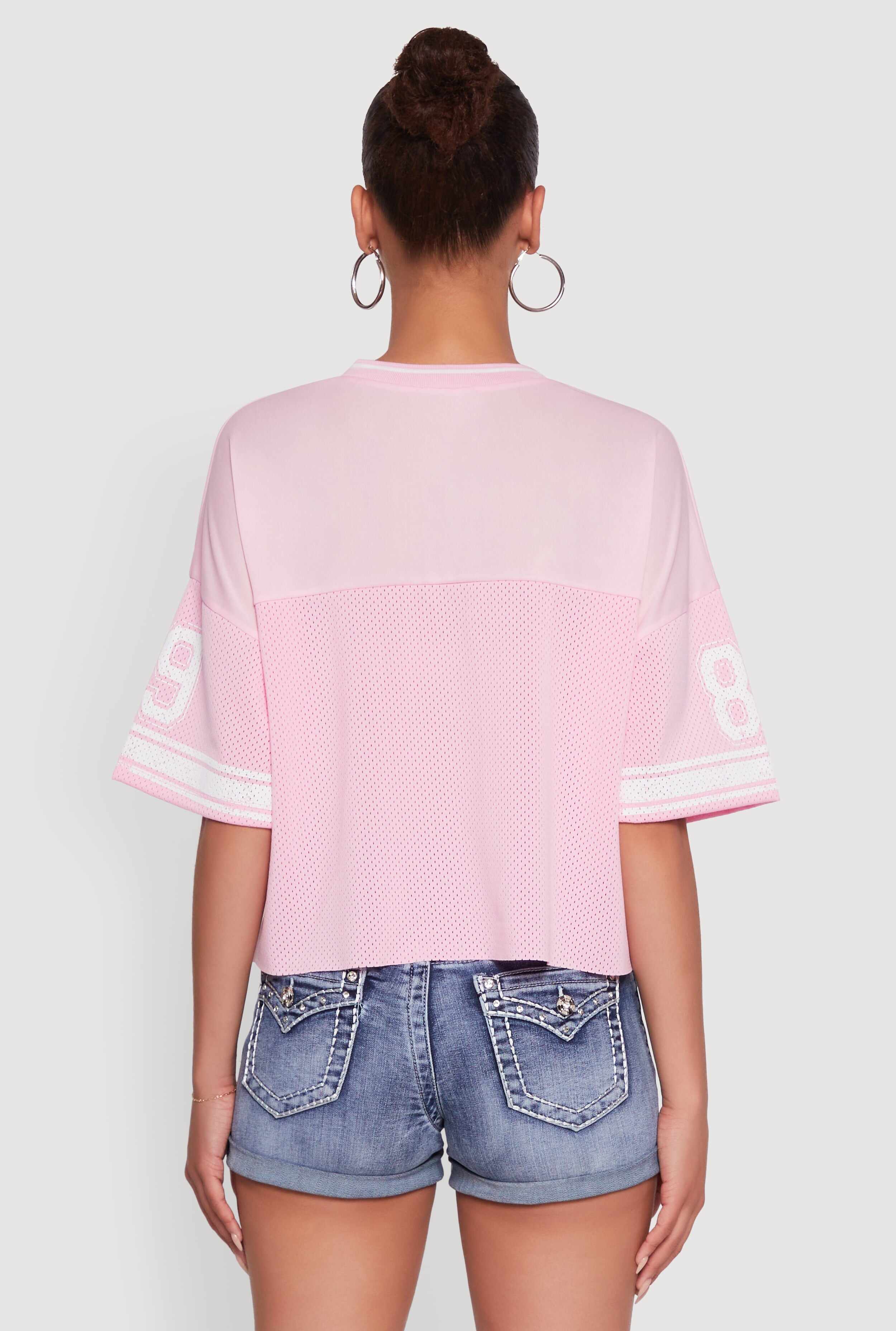 89 Graphic Boxy Football Jersey